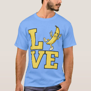 Banana Love Banana Fruit Lover Funny Yellow Ba T-shirt