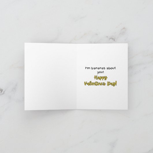 Banana Love Kaart (Binnen)