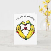 Banana Love Kaart (Gele Bloem)