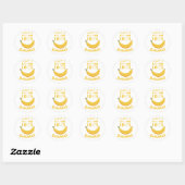 Banana Love Ronde Sticker (Vel)
