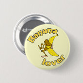 Banana Lover Button (Voorkant /achterkant)