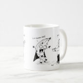 Banana Man Funny Cartoon Mok (Voorkant rechts)