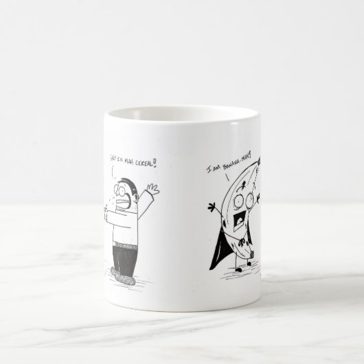 Banana Man Funny Cartoon Mok (Center)