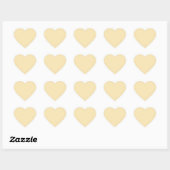 Banana Mania (vaste kleur) Hart Sticker (Vel)
