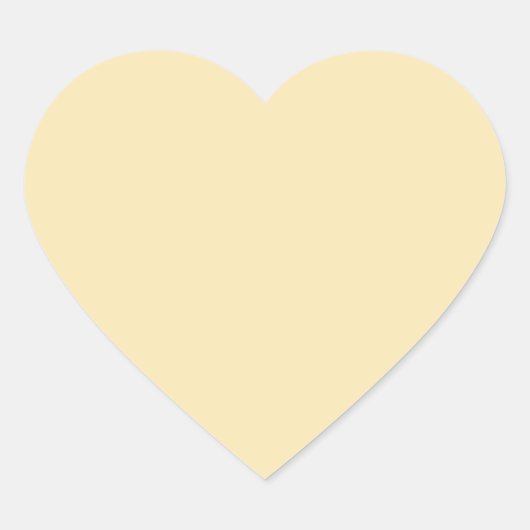 Banana Mania (vaste kleur) Hart Sticker (Voorkant)