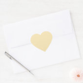 Banana Mania (vaste kleur) Hart Sticker (Envelop)