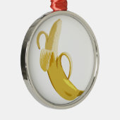 Banana Metalen Ornament (Rechts)