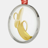Banana Metalen Ornament (Links)