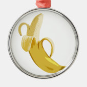 Banana Metalen Ornament (Voorkant)