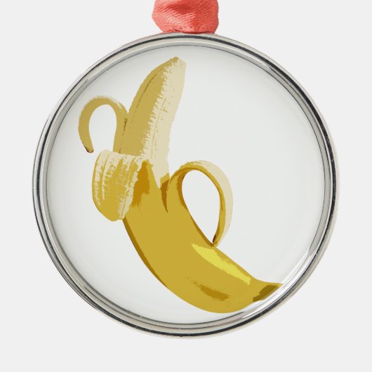 Banana Metalen Ornament (Voorkant)