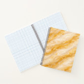 Banana Milkshake Marble Texture Design Notitieboek (Binnen)