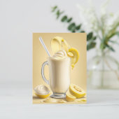 Banana Milkshake, Postcrossing Briefkaart (Staand voorkant)