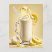 Banana Milkshake, Postcrossing Briefkaart (Voorkant)