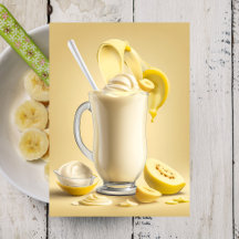 Banana Milkshake, Postcrossing Briefkaart