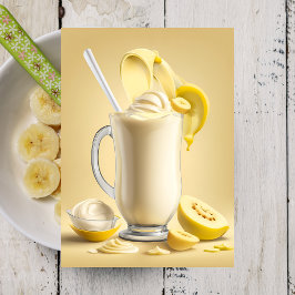 Banana Milkshake, Postcrossing Briefkaart