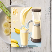Banana Milkshake, Postcrossing Briefkaart
