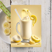 Banana Milkshake, Postcrossing Briefkaart
