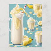 Banana Milkshake, Postcrossing Briefkaart (Voorkant)