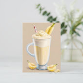 Banana Milkshake, Postcrossing Briefkaart (Staand voorkant)
