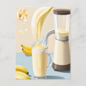 Banana Milkshake, Postcrossing Briefkaart (Voorkant)
