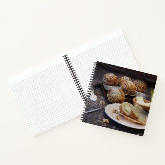 Banana Muffin Notebook Notitieboek (Binnen)