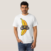 Banana Mustache Sunglasses Face Funny Fruit Cool B T-shirt (Voorkant volledig)