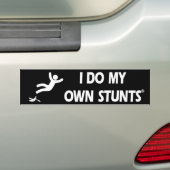 Banana My Ewn Stunts Bumpersticker (Op auto)
