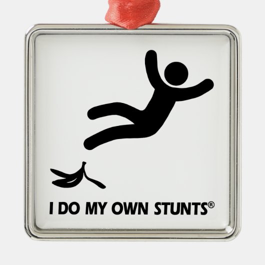 Banana My Ewn Stunts Metalen Ornament (Voorkant)