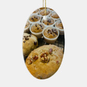 Banana Nut Bread Keramisch Ornament (Rechts)