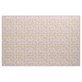 Banana Paarse Polka Dot Pattern Stof (Fat Quarter)