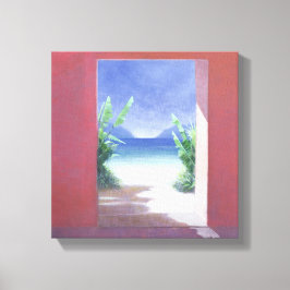 Banana Palms 2005 Canvas Afdruk