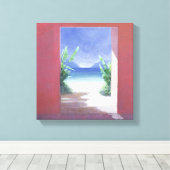 Banana Palms 2005 Canvas Afdruk (Insitu (Houten vloer))