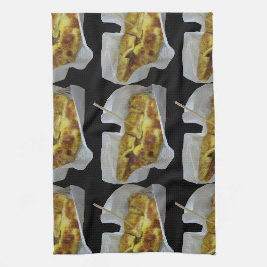 Banana Pancake [Roti Kluai Khai] Theedoek (Verticaal)