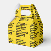 Banana Pancake Trail/Circuit Bedankdoosjes (Achterkant)