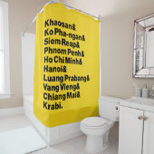 Banana Pancake Trail/Circuit Douchegordijn (In situ)