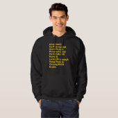 Banana Pancake Trail/Circuit Hoodie (Voorkant volledig)