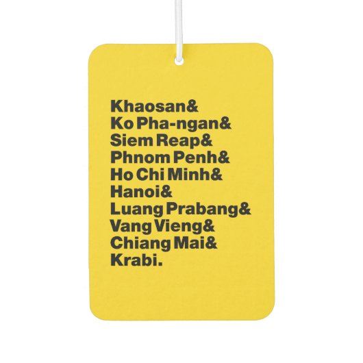 Banana Pancake Trail/Circuit Luchtverfrisser (Voorkant)