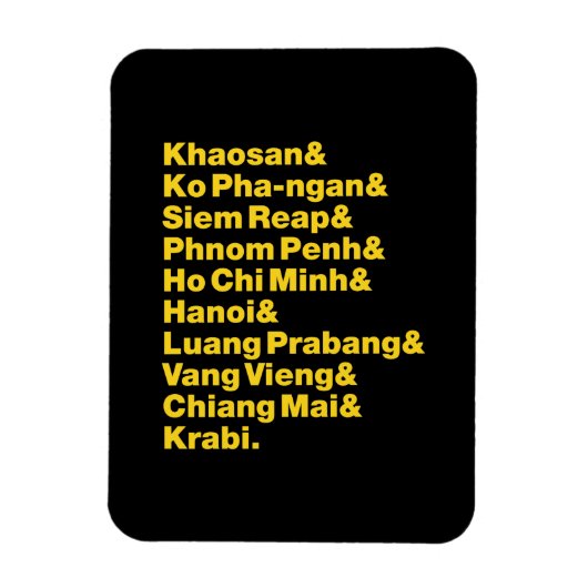 Banana Pancake Trail/Circuit Magneet (Verticaal)