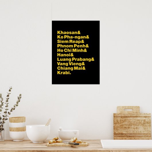 Banana Pancake Trail/Circuit Poster (Keuken)