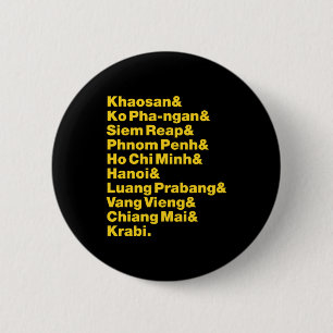 Banana Pancake Trail/Circuit Ronde Button 5,7 Cm