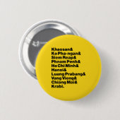 Banana Pancake Trail/Circuit Ronde Button 5,7 Cm (Voorkant /achterkant)