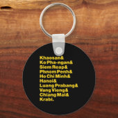 Banana Pancake Trail/Circuit Sleutelhanger (Voorkant)