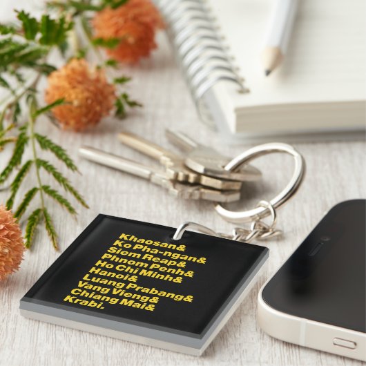 Banana Pancake Trail/Circuit Sleutelhanger (Voorkant Rechts)