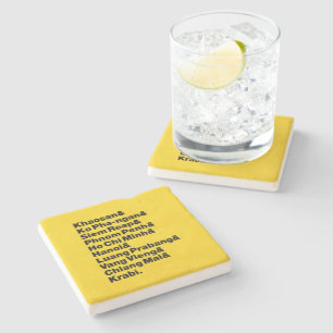 Banana Pancake Trail/Circuit Stenen Onderzetter