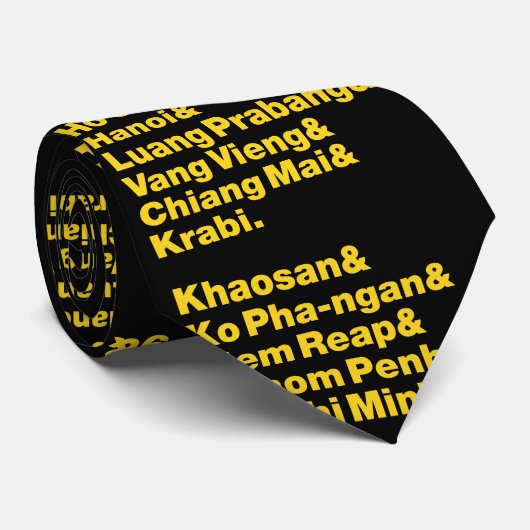 Banana Pancake Trail/Circuit Stropdas (Opgerold)