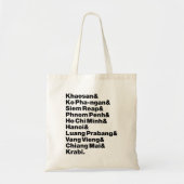 Banana Pancake Trail/Circuit Tote Bag (Voorkant)