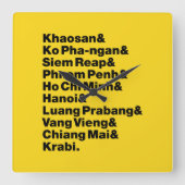 Banana Pancake Trail/Circuit Vierkante Klok (Voorkant)