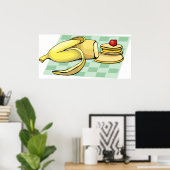 Banana Pancakes Poster (Thuiskantoor)