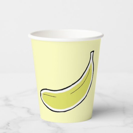 Banana Papieren Bekers (Voorkant)