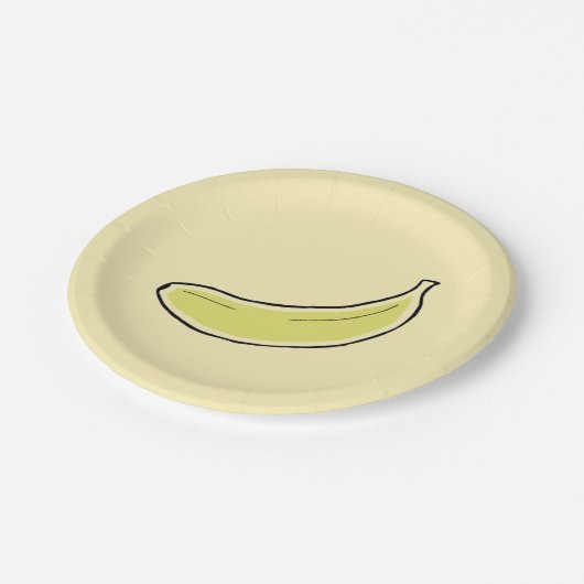 Banana Papieren Bordje (Gekanteld)